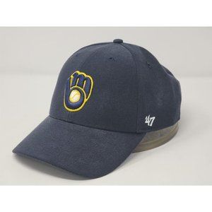 47 Brand MLB Milwaukee Brewers MVP Cap‎ Baseball Adjustable Hat Unisex